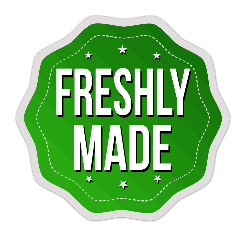 freshly made label or sticker vector 18892382